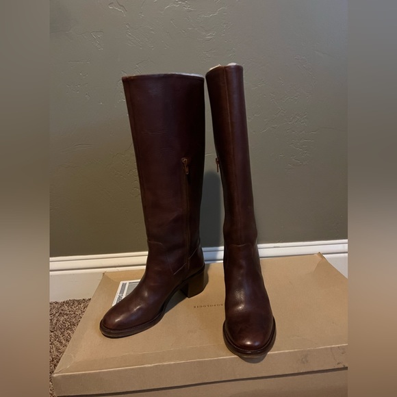 Anthropologie Knee High Leather Boots - Picture 2 of 10